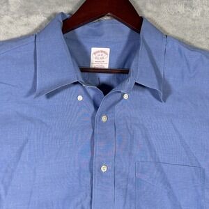 Brooks Brothers Madison Shirt Mens Medium Non Iron Supima Cotton‎ Button Down